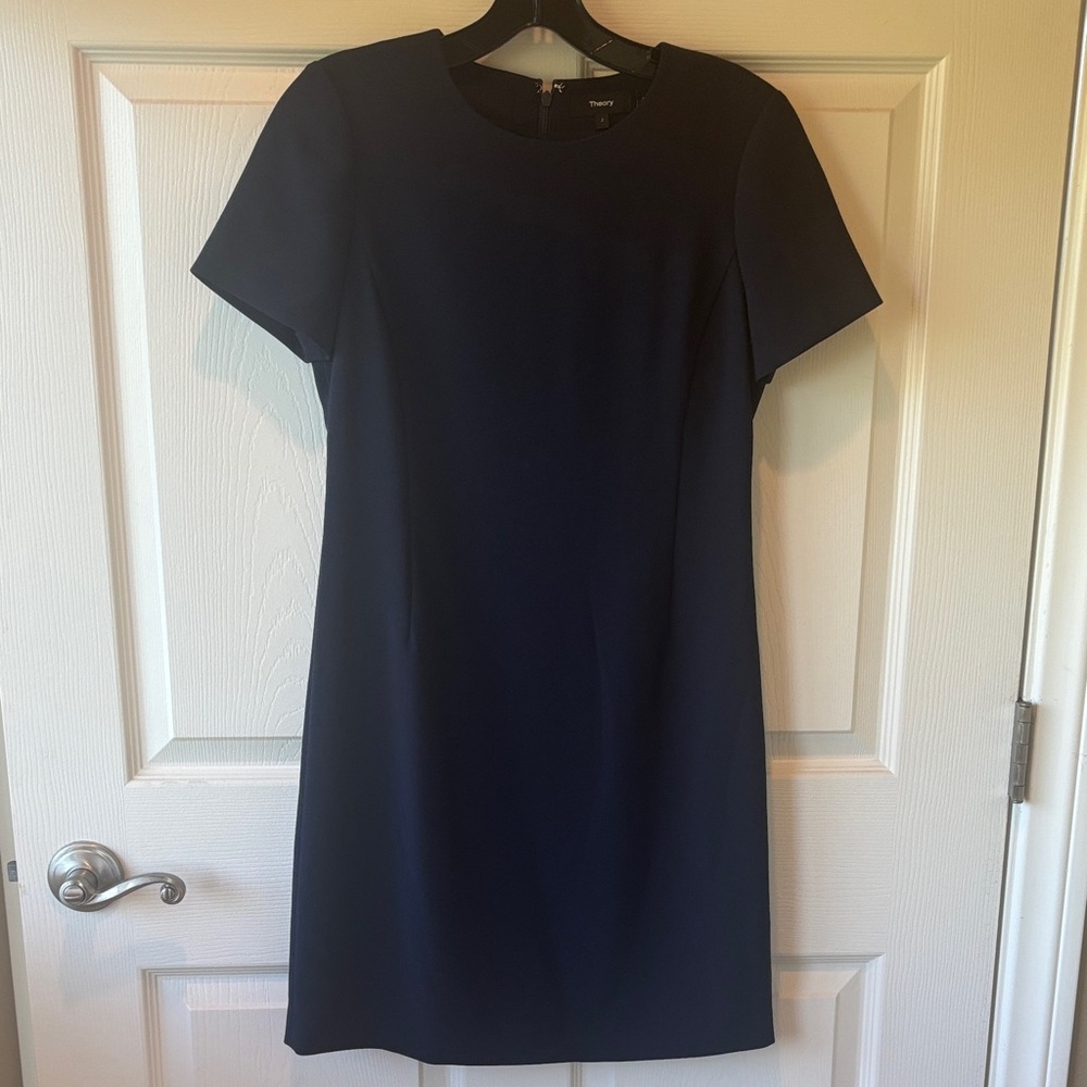 Theory Classic Navy Mini Dress
